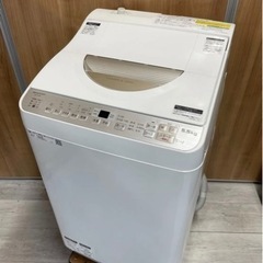 乾燥機能付き🌟洗濯機 SHARP ES-TX5B-N 2018年...