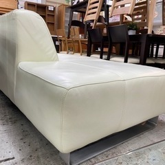 【愛品館 江戸川店】IDC（IDC大塚）総本革3Pソファ ID:156-019187-007