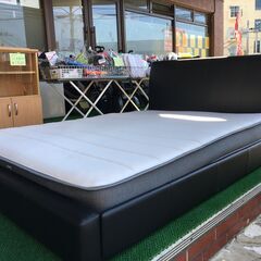 R206 トヨタベッド、ダブルサイズ、22cm マットレスセット、幅140cm 