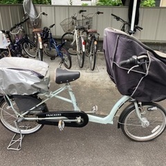 ふらっか〜ずシュシュ　チャイルドシート付き自転車