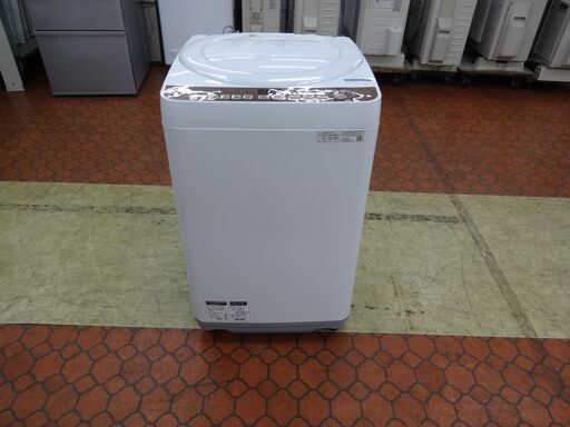ID 354753　洗濯機7K　シャープ　２０１９年製　ES-T712-T