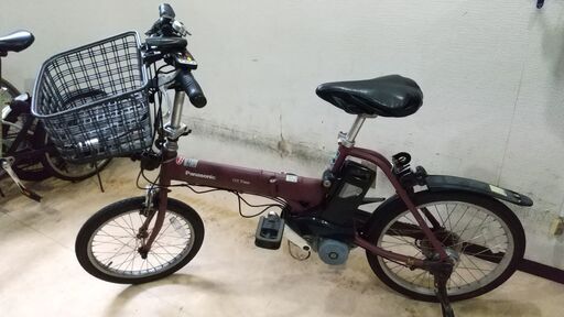中古自転車販売／Panasonic折り畳み式電動アシスト自転車