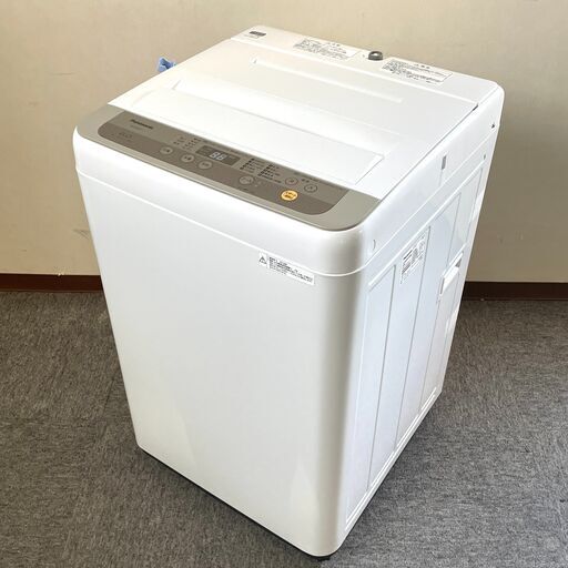 【7/24販売済KI】Panasonic 全自動電気洗濯機 NA-F60B11 2018年製 6.0kg パナソニック 北TO3