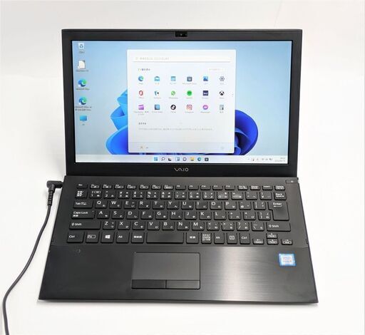 送料無料 保証付 高速SSD 13.3型 薄型軽量 ノートパソコン SONY VJS131C11N 中古美品 第6世代Core i5 8GB Bluetooth カメラ Win11 Office