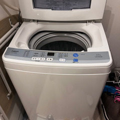 【受付終了】AQUA 全自動洗濯機 6.0ｋｇ 