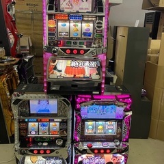 パチスロ 絶対衝撃123 セット コイン不要機付き