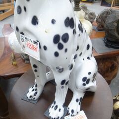 ダルメシアン 犬 置物 オブジェ インテリア 玄関 【モノ市場半田店】151 ダルメシアン 犬 置物 オブジェ インテリア 玄関 【モノ市場半田店】151