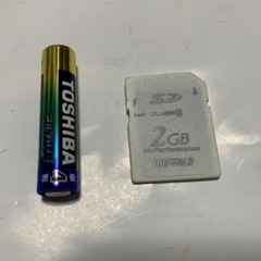 BUFFALO Class6 SDカード 2GB ホワイト 