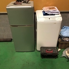 洗濯機と冷蔵庫です。