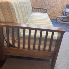 ☆中古￥10,800！ソファベッド 家具 幅196㎝x奥行80㎝x高さ