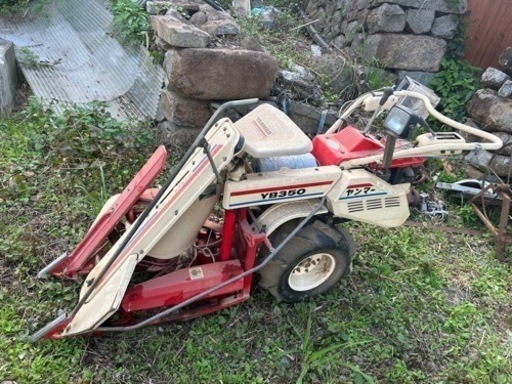 中古 バインダー 歩行式稲刈り機械 2条刈