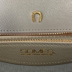 値下ソメスサドルsomes saddle ピルエット ラウンド長財布　グレージュ