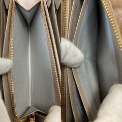 値下ソメスサドルsomes saddle ピルエット ラウンド長財布　グレージュ