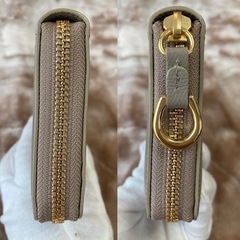 値下ソメスサドルsomes saddle ピルエット ラウンド長財布　グレージュ