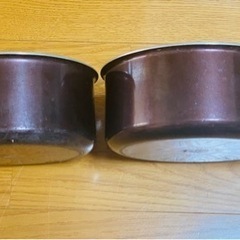 T-fal 鍋二種（径21cm, 19cm、高9cm）