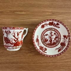 英国製　STAFFORDSHIRE ENGLAND カップ＆ソー...