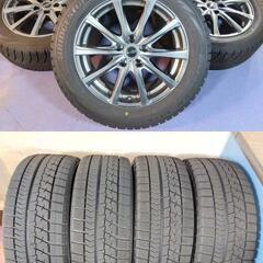 冬17インチ【トヨタ 専用】クラウン マークX カムリ エスティマ【富山】1番人気 ブリジストン 215/55R17 中古4本【トヨタ純正 仕様】