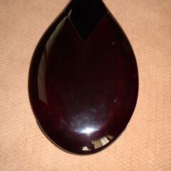 総桑薩摩琵琶富貴蒔絵琵琶・表割れ修理