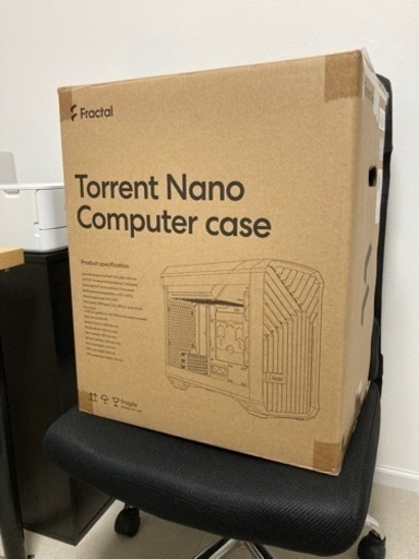 Fractal Design Torrent Nano Black Solid ミニタワー型