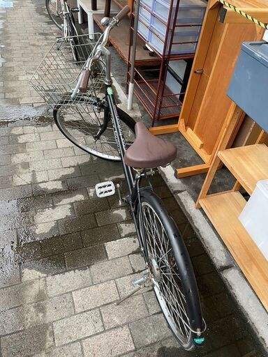 自転車　No.786　26インチ　ブラック　pour tojours　シティサイクル　【リサイクルショップどりーむ荒田店】