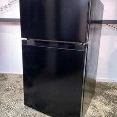 アイリスプラザ 2020年製 冷蔵庫 87L 黒 ブラック PR...