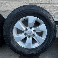 最終処分です！150プラド後期 純正ホイール タイヤセット