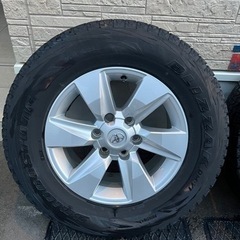 最終処分です！150プラド後期 純正ホイール タイヤセット