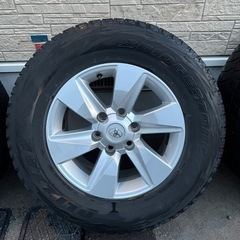 最終処分です！150プラド後期 純正ホイール タイヤセット