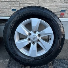 最終処分です！150プラド後期 純正ホイール タイヤセット