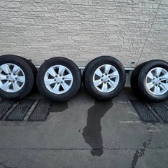 最終処分です！150プラド後期 純正ホイール タイヤセット