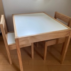 購入者様決定・IKEA キッズ用テーブルセット