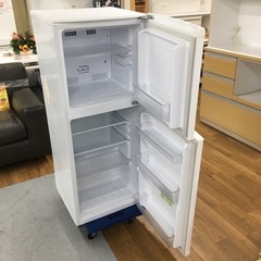 S168 ☆ ユーイング 冷蔵庫 (140L) 2ドア 2017年製 UR-F140J-W ⭐動作確認
