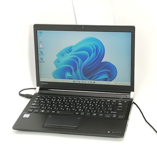 送料無料 13.3型 ノートパソコン 東芝 R73/J 中古美品 第7世代 Core i5 8GB 500GB 無線 Wi-Fi Bluetooth Webカメラ Windows11 Office済