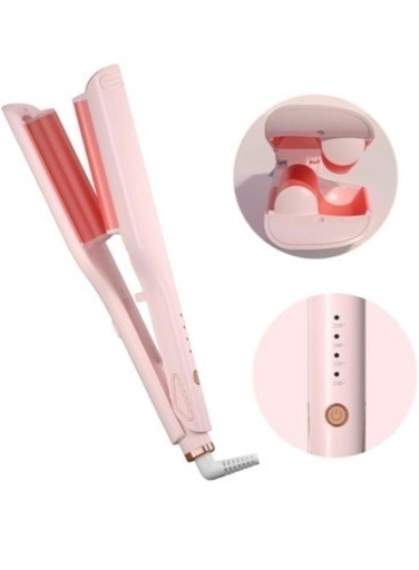 【新品】ウェーブアイロン ヘアアイロン ウェーブ マイナスイオン 150℃ 210℃ 4段階温度調節 急速加熱 カールアイロン 初心者 カール ウェーブアイロン 自動閉鎖