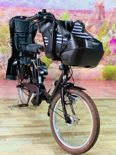 ❹ 5406子供乗せ電動アシスト自転車パナソニック3人乗り対応20インチ