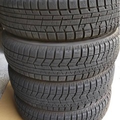 ヨコハマ アイスガード 14インチ 155/65R14 2018・20年製 スタッドレスタイヤ付アルミホイール YFC ミルアス ４本セット