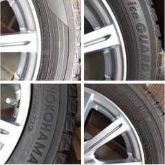 ヨコハマ アイスガード 14インチ 155/65R14 2018・20年製 スタッドレスタイヤ付アルミホイール YFC ミルアス ４本セット