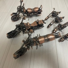 置き型　バイクの模型(鉄)
