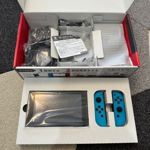 【美品】Nintendo Switch 本体 ネオンブルー