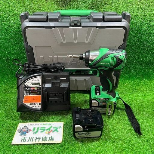 日立工機 WH14DBAL2 インパクトドライバー【市川行徳店】【店頭取引限定】【中古】管理番号：ITEIJK8M22W0