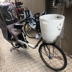 取引中】ギュット・ステージ22 電動自転車 親子乗せ