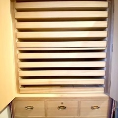 国産 職人手作り　高級総桐箪笥 金石刻 (胴厚・四方丸)(桐たんす、整理タンス、衣装箪笥) 