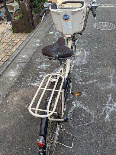 ヤマハ パス リトルモア 26インチ ベージュ バッテリー、充電器あり  