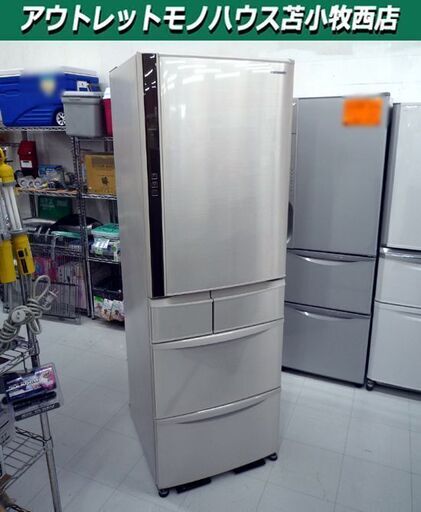 パナソニック冷凍冷蔵庫6ドア　415L　エコナビ　自動製氷機能付き