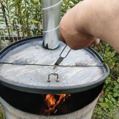 ドラム缶、焼却炉