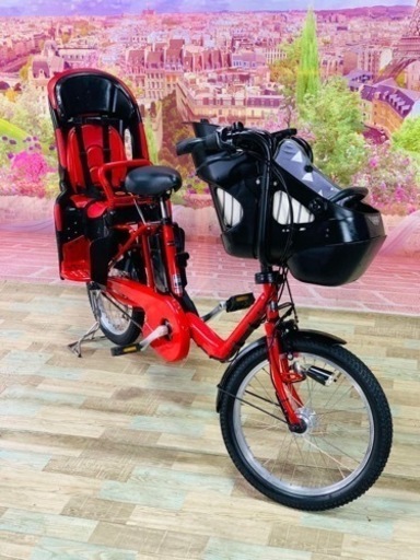 ❹ 5409子供乗せ電動アシスト自転車パナソニック3人乗り対応20インチ
