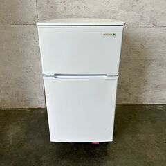 【YAMADA】ヤマダ 2ドア冷凍冷蔵庫 容量90L 冷凍室28...