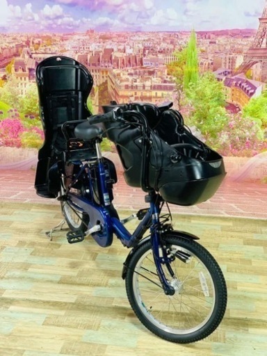 ❹ 5411子供乗せ電動アシスト自転車パナソニック3人乗り対応20インチ