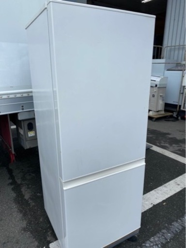 福岡市内配送無料　AQUA アクアAQR-18F(ww) 冷蔵庫　(184L) 右開き) 2ドア　ミルク