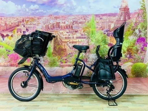 ❹ 5367子供乗せ電動アシスト自転車ヤマハ3人乗り対応20インチ
